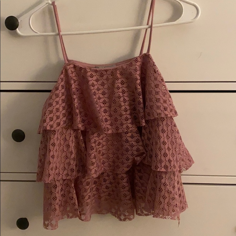 Charlotte Russe layered crop top